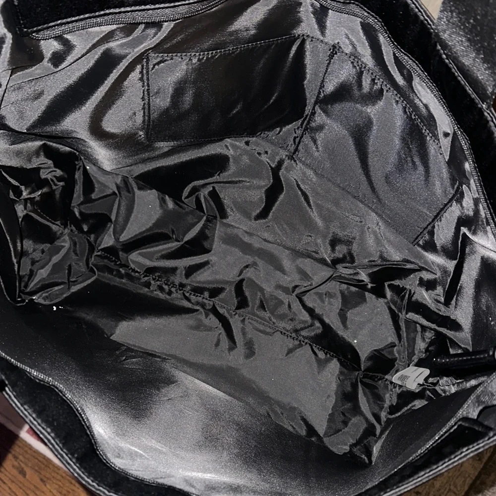 Victoria's Secret Black Tote with Sparkling Accents